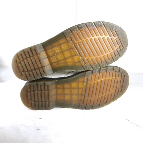 Dr. Martens Women's Pascal US7 White Leather Lace Up Ankle Combat Boots - Picture 14 of 16